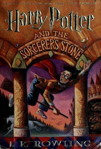 Harry Potter and the Sorcerer's Stone by J.K. Rowling book cover