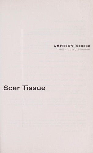 Scar Tissue by Anthony Kiedis book cover