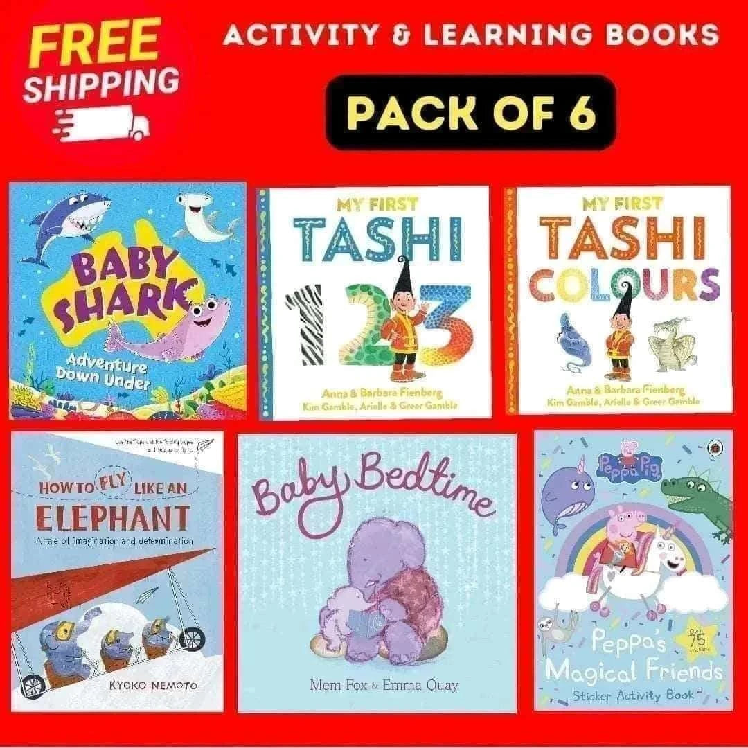 Bundle of 6 Exciting Activity and Learning Books