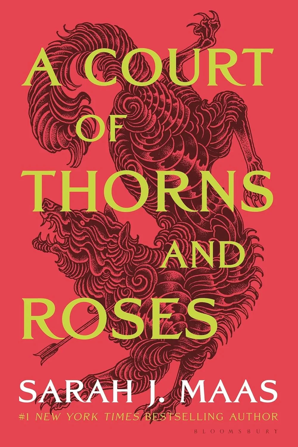 A Court of Thorns and Roses by Sarah J. Maas - front cover of the ACOTAR book 1 paperback, available in Pakistan