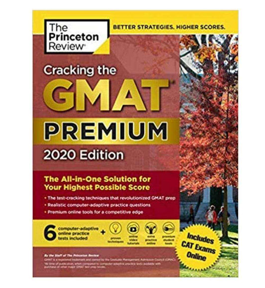 Shop Now: "Cracking the GMAT Premium Edition with 6 Computer-Adaptive Practice Tests, 2020: The All-in-One Solution for Your Highest Possible Score (Graduate School Test Preparation) Premium Edition by The Princeton Review" – Bestseller With Free Shipping