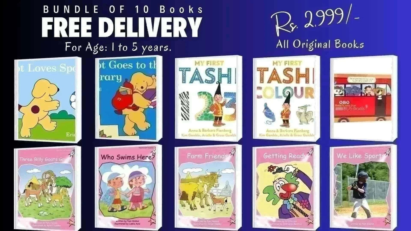 Learning Words and Improving Vocabulary Pre-School Bundle of 10 Books Original
