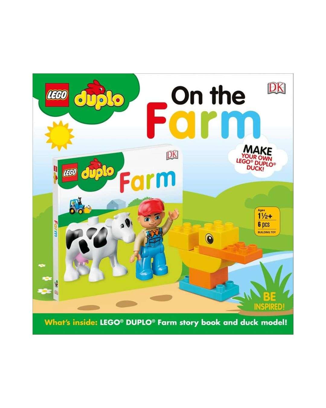 LEGO DUPLO on the Farm Board book by DK and Original