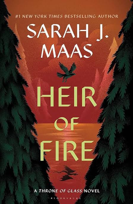 Heir of Fire by Sarah J. Maas - front cover of Throne of Glass book 3 paperback, available in Pakistan