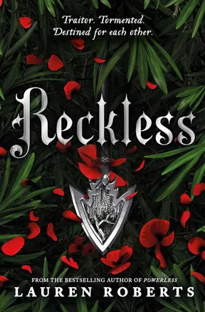 Reckless by Lauren Roberts - front cover of the Powerless book 2 paperback, available in Pakistan
