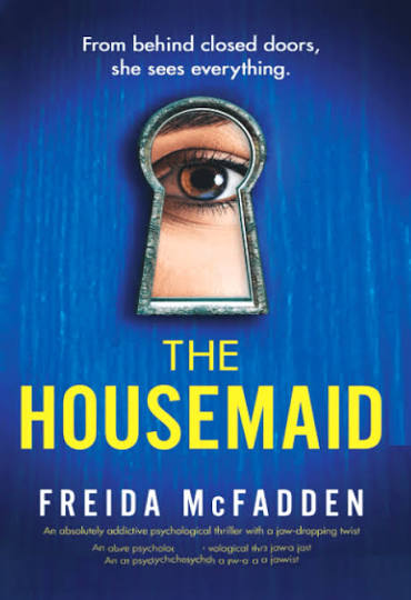 The Housemaid by Freida McFadden - front cover of the book 1 thriller paperback, available in Pakistan