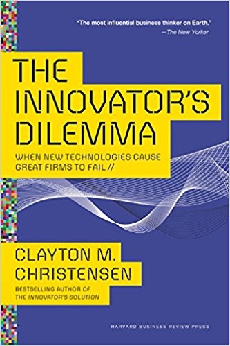 The Innovator's Dilemma by Clayton M. Christensen book cover
