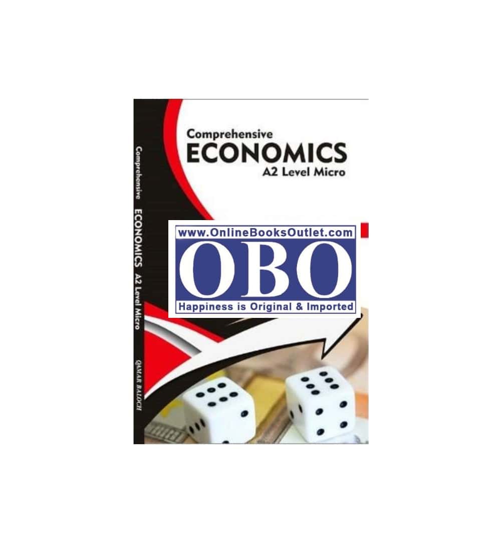 Front cover of "A2 Level Economics Micro Comprehensive By Qamar Baloch Author(s): Qamar Baloch" – now available with express shipping and COD.