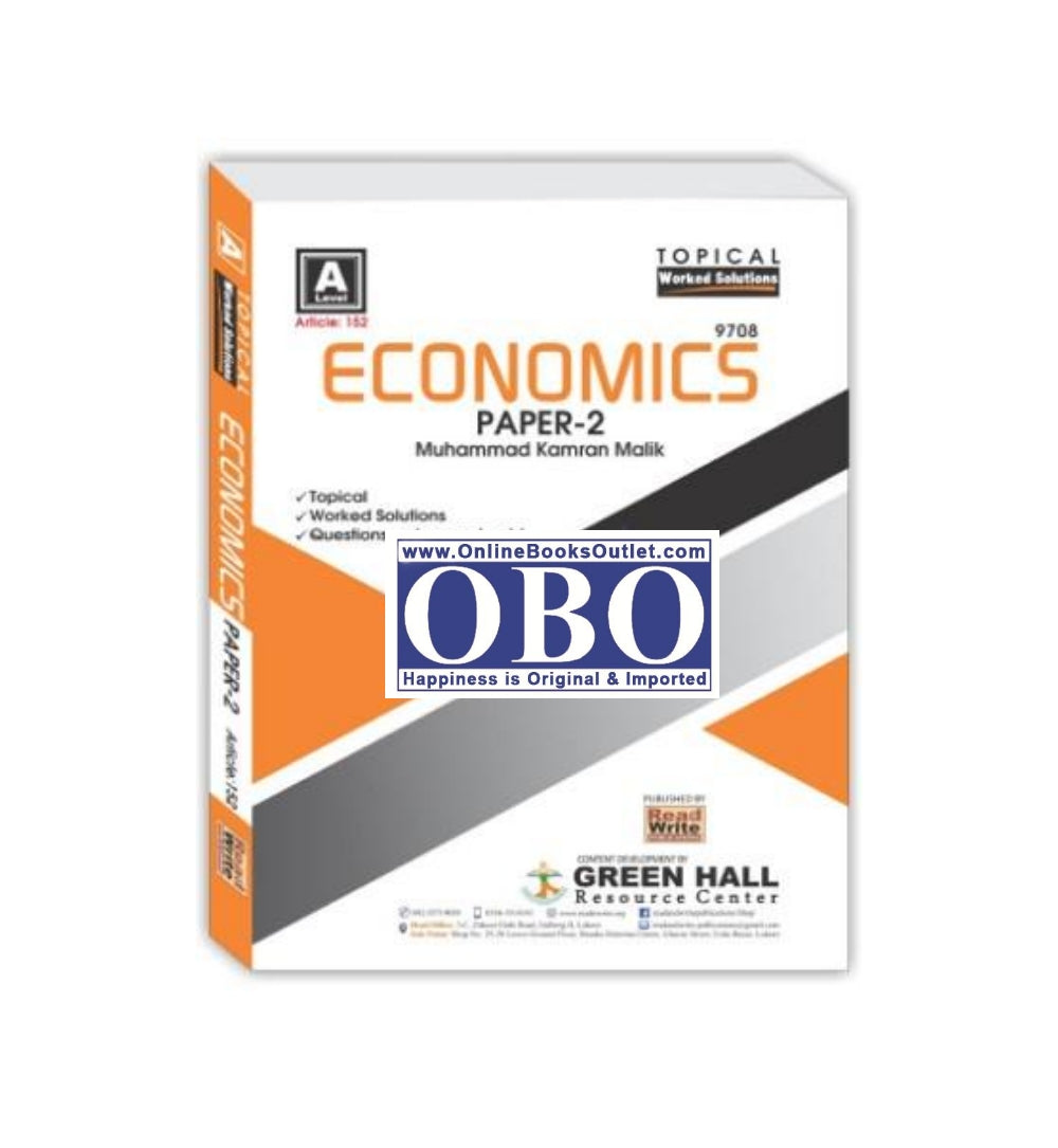 Image of "Economics A Level P2 Topical Worked Solution Art #152 Author(s): Muhammad Kamran Malik", a reader’s favorite now available with free delivery.