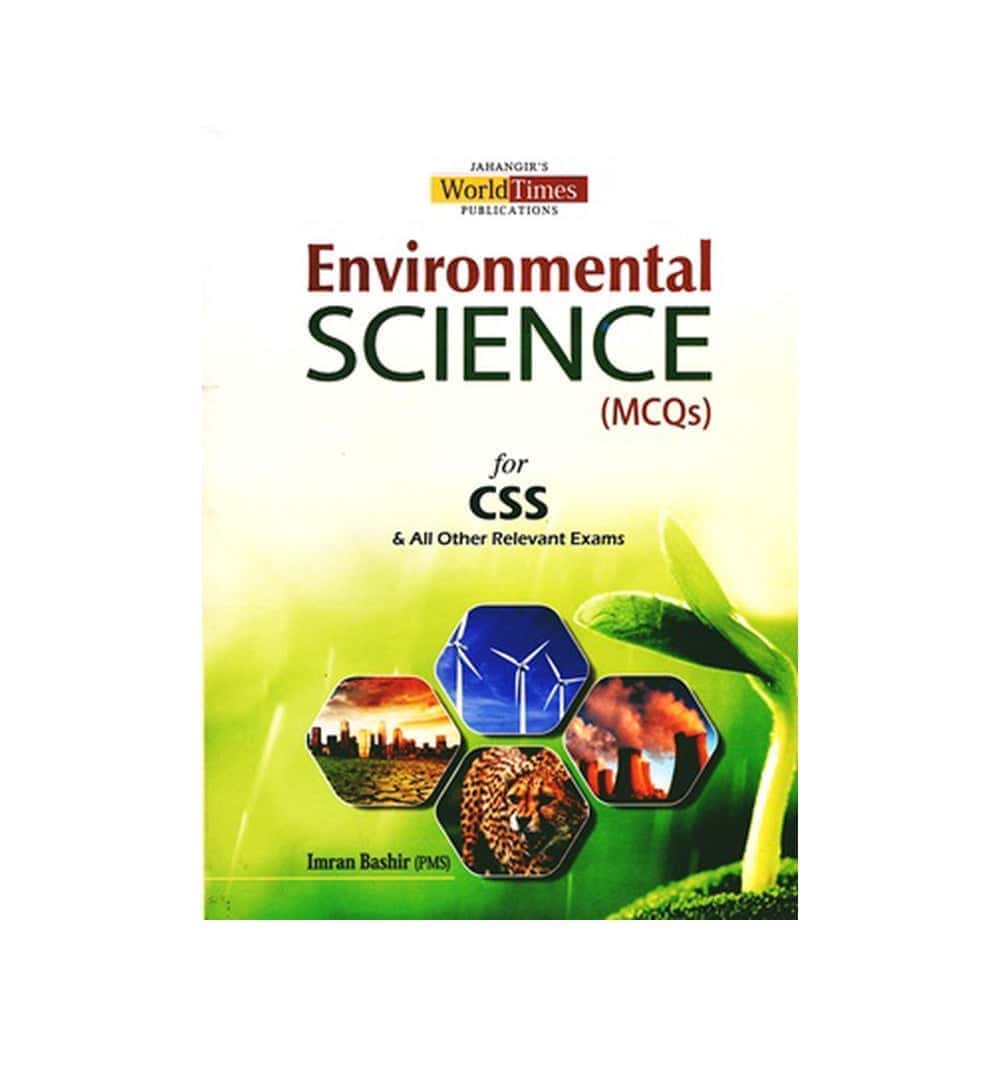 Book image: "Environmental Science MCQs By Imran Bashir JWT" – highly rated and ships quickly across Pakistan.