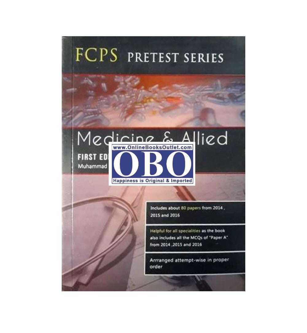 Front cover of "FCPS Pretest Series Medicine & Allied Author(s): Muhammad Fawad" β now available with express shipping and COD.