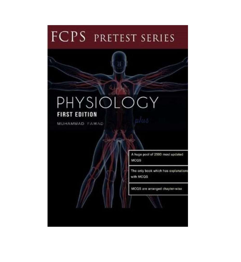 Cover shot of "FCPS Pretest Series Physiology by Muhammad Fawad Author: Muhammad Fawad" – top-selling title with fast delivery options.