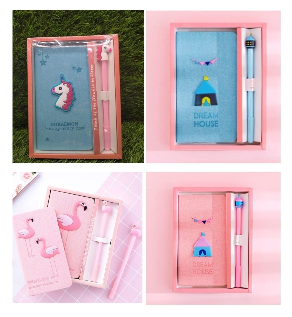 Stylish notebook / Diaries with pen ( box set) | Online Book Store Pakistan – OnlineBooksOutlet
