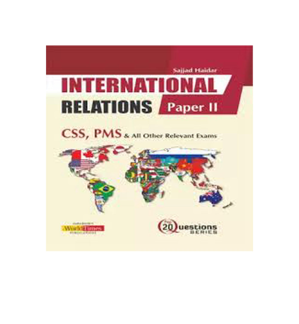 Cover photo of "International Relation Paper II (Top 20 Question)" with same-day dispatch & no delivery fee.