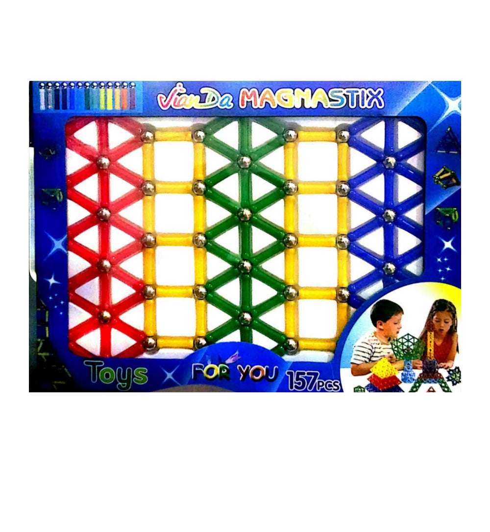 MAGNASTIX MAGNETIC CONSTRUCTION BUILDING BLOCKS 157 Piece