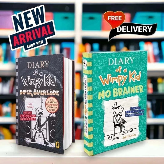 cover-of-latest-wimpy-kid-pack-of-2-no-brainer-and-diper-overlode