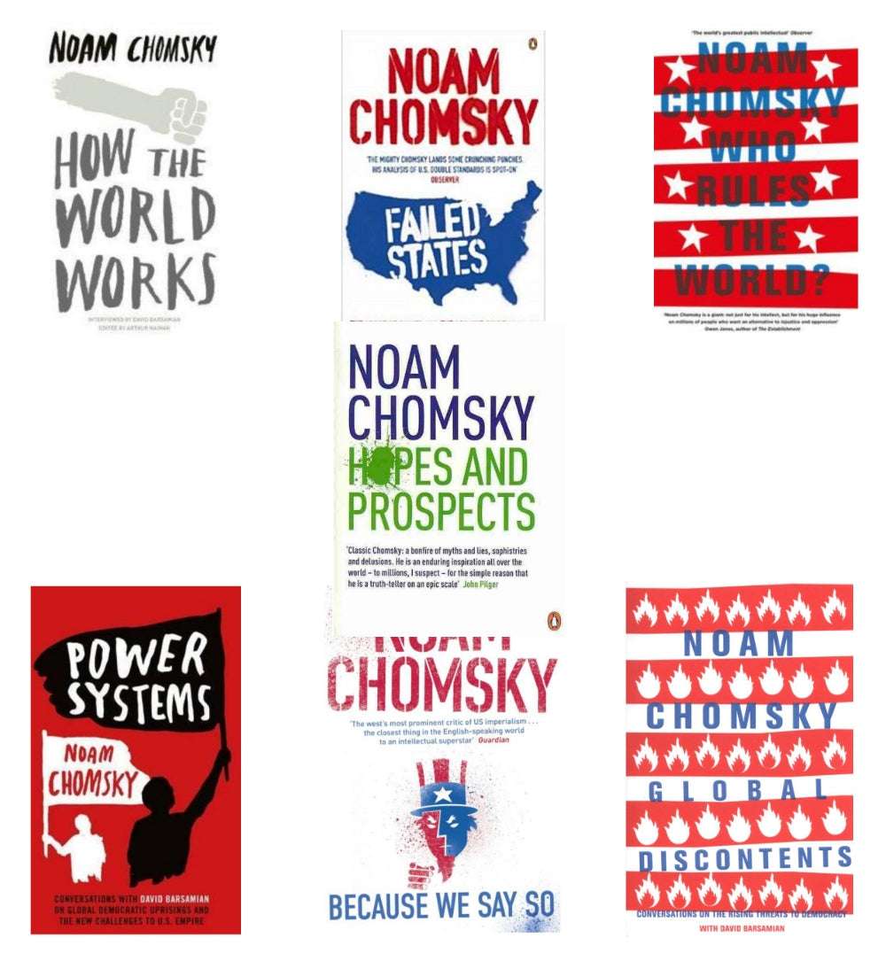 Noam Chomsky Books Set (7 Books)