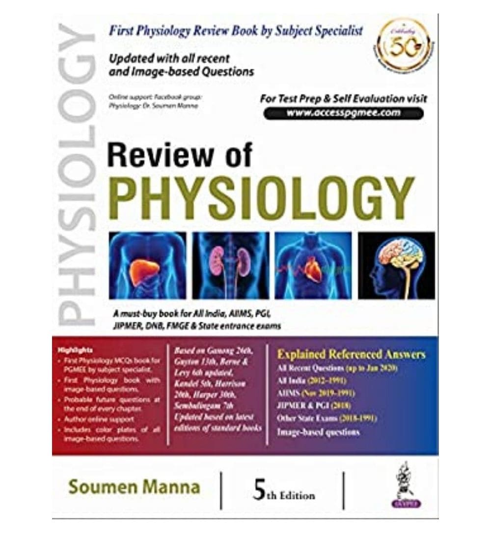 cover-of-review-of-physiology-by-soumen-manna-author