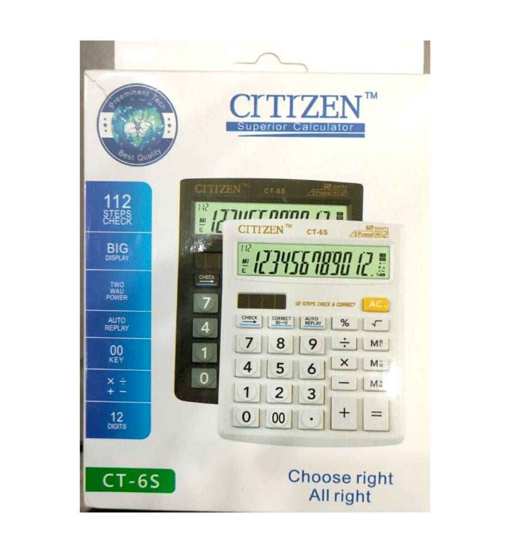 Purchase "citizen superior calculator ct-6s 112 steps check" – Reliable Delivery + Great Reviews