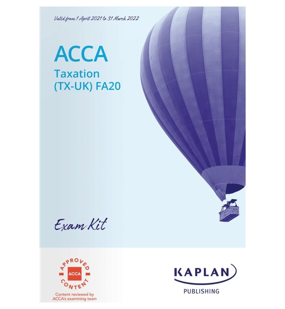 cover-of-kaplan-f6-acca-taxation-tx-exam-kit-fa20