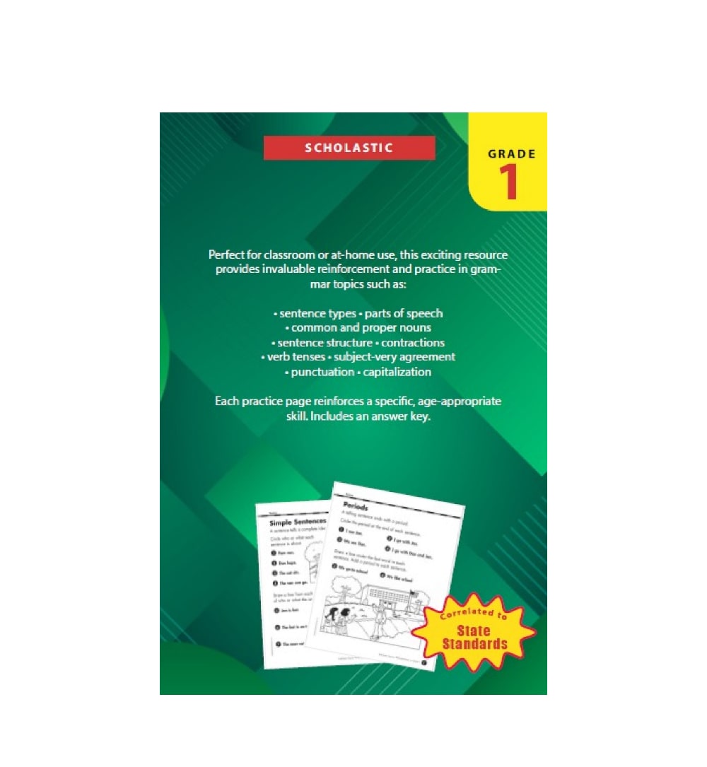 Scholastic Success With Grammar, Grade 1 | Online Book Store Pakistan – OnlineBooksOutlet