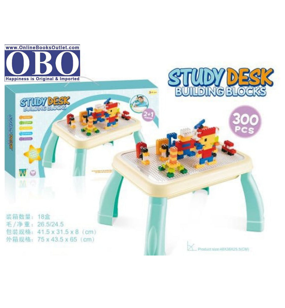 order-multipurpose-study-desk-with-building-blocks-included-and-storage-table-blue-online-with-cod