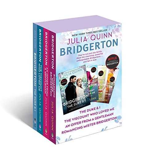 Bridgerton Boxed Set: The Duke and I/The Viscount Who Loved Me/An Offer from a Gentleman/Romancing Mister Bridgerton (Bridgertons) Book - Original Edition Cover
