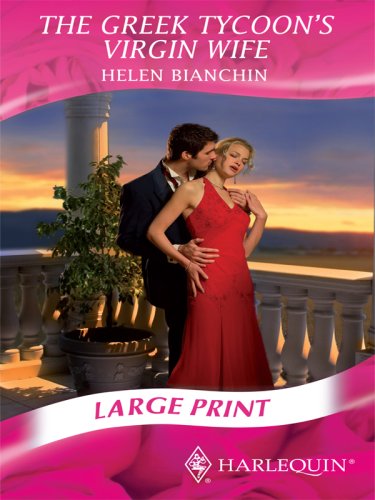The Greek Tycoon's Virgin Wife (Romance Large) Book - Original Edition Cover