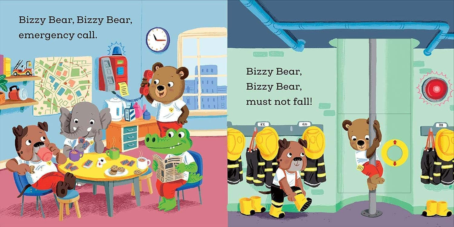 Board book- With Slider to push and pull - Bizzy Bear: Fire Rescue - Original | Online Book Store Pakistan – OnlineBooksOutlet