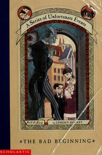 A Series of Unfortunate Events by Lemony Snicket book cover