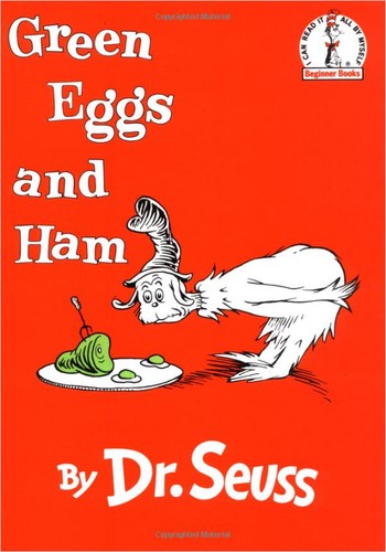 Green Eggs and Ham by Dr. Seuss book cover