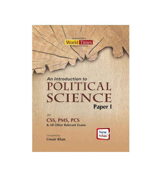 Book image: "AN INTRODUCTION OF POLITICAL SCIENCE PAPER 1" – highly rated and ships quickly across Pakistan.