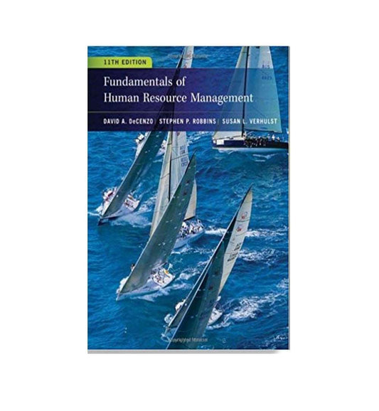 Explore "Fundamentals of Human Resource Management - 11 Edition David A. DeCenzo, Stephen P. Robbins, Susan L. Verhulst" – shown here with a sleek design and top reviews.