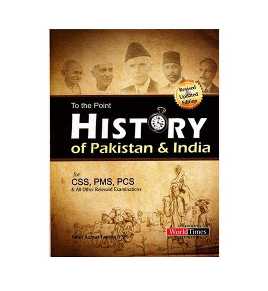 Visual for "History of India &amp; Pakistan (CSS/PMS) By Mian Azmat Farooq JWT", praised for storytelling. Shop now with cash on delivery.