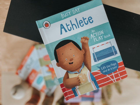 Busy Day: Athlete (An action play book - Lift the Flaps) - Original Board book