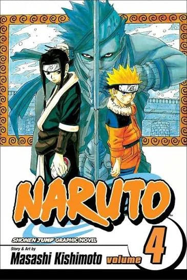 Naruto, Vol. 4: Hero's Bridge by Masashi Kishimoto by Masashi Kishimoto - book cover