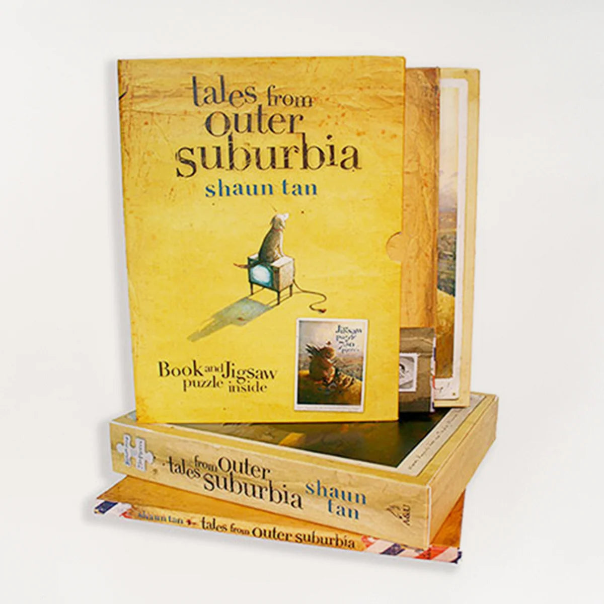 Box (750 pieces Jigsaw puzzle and book) - Tales from Outer Suburbia