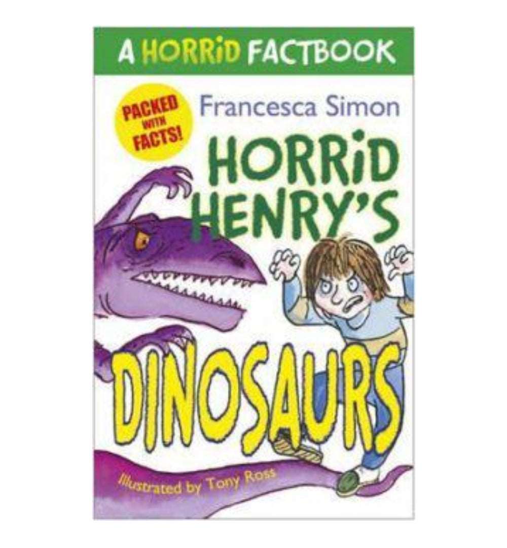 Cover shot of "Horrid Henry’s Dinosaurs (The Horrid Factbooks) by Francesca Simon" – top-selling title with fast delivery options.