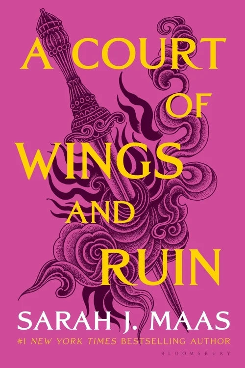 A Court of Wings and Ruin by Sarah J. Maas - front cover of the ACOTAR book 3 paperback, available in Pakistan