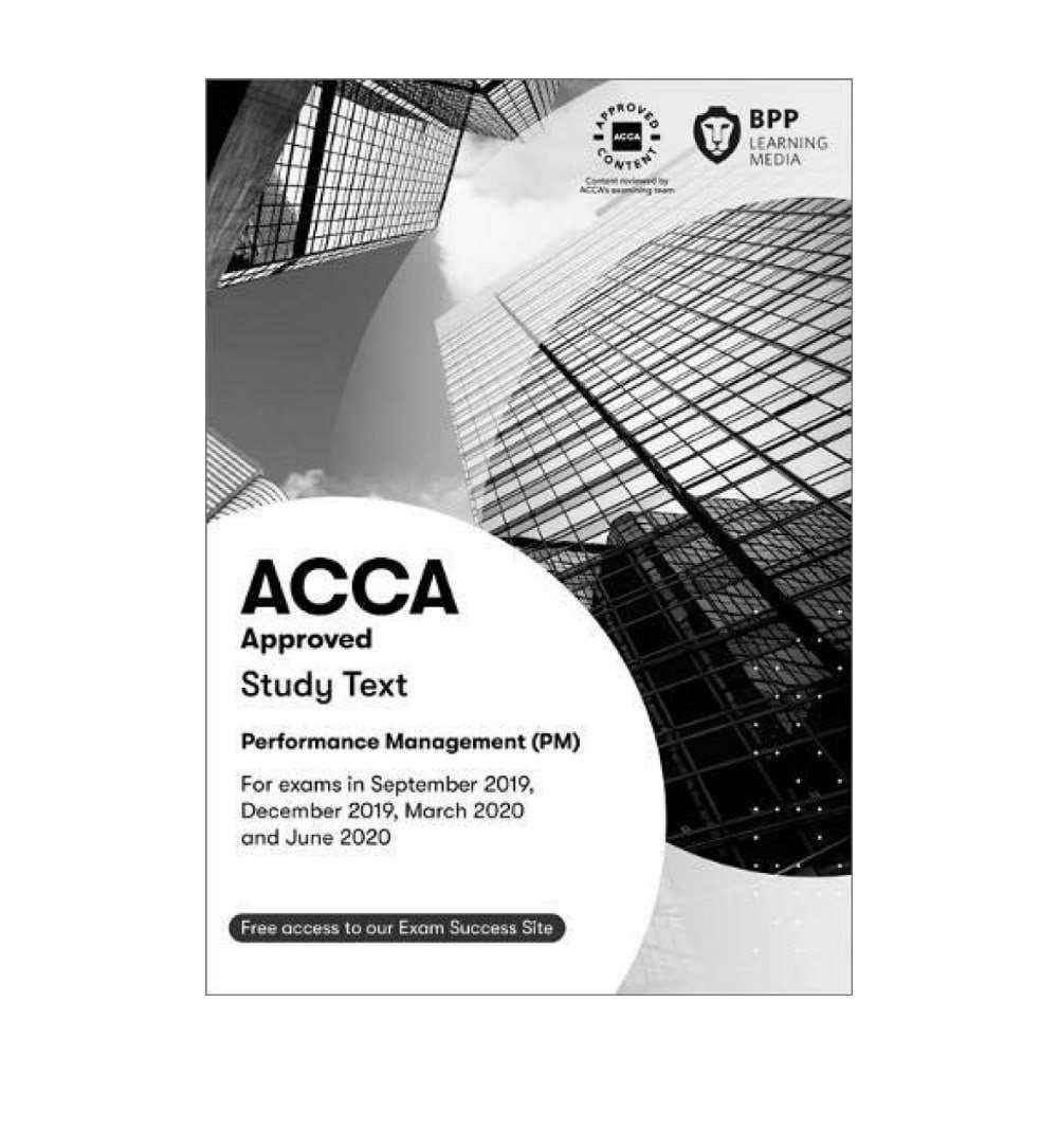 Order BPP ACCA F5 Performance Management (PM) Study Text 2019-2020 ...