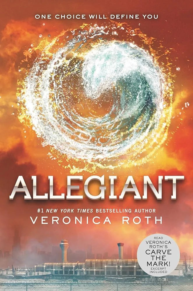 Allegiant by Veronica Roth - front cover of the Divergent book 3 paperback, available in Pakistan