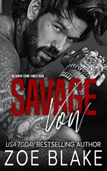 High Quality Savage Vow: A Dark Mafia Arranged Marriage Romance (Ivanov Crime Family) Book Photo