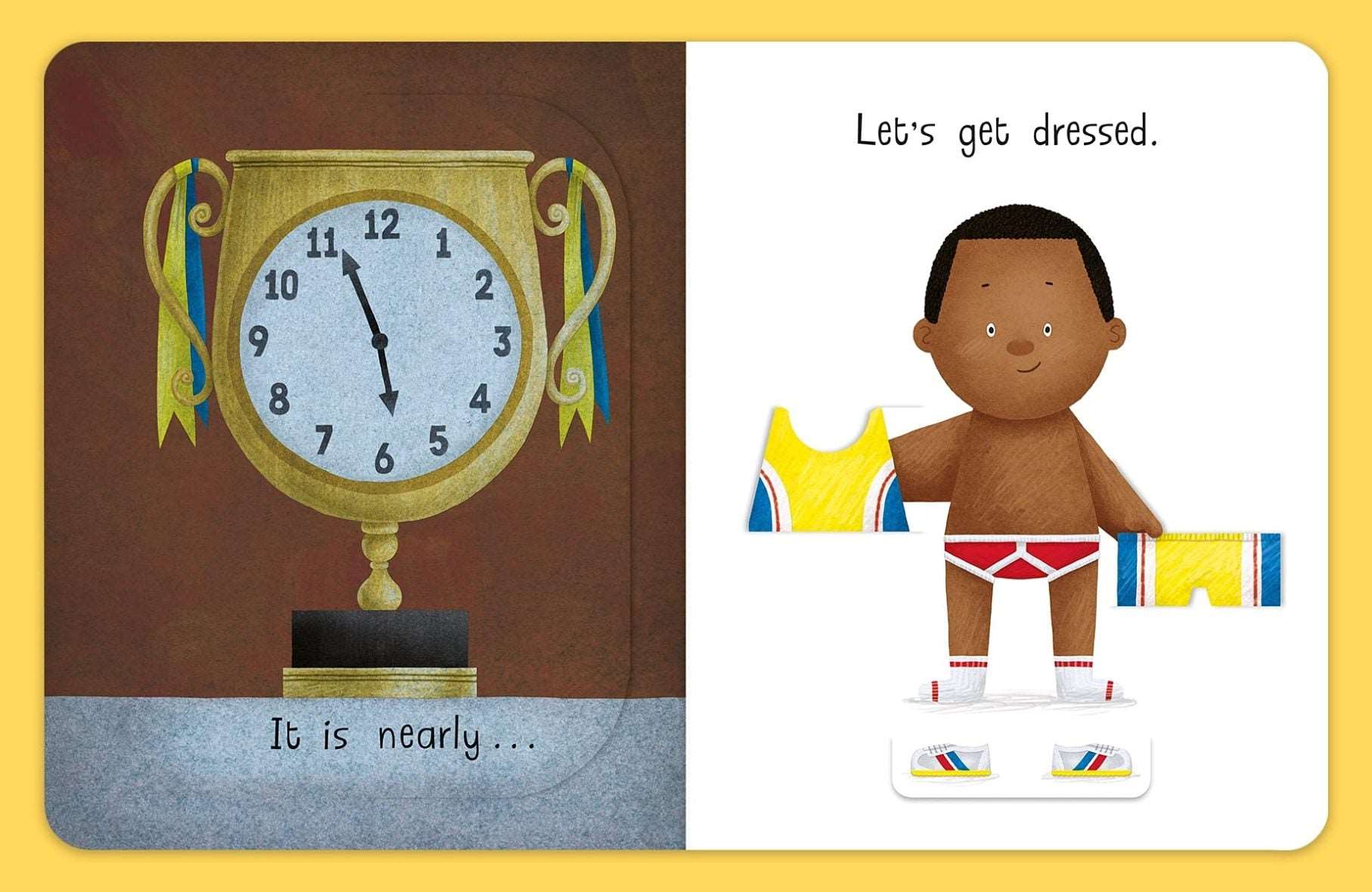 Busy Day: Athlete (An action play book - Lift the Flaps) - Original Board book