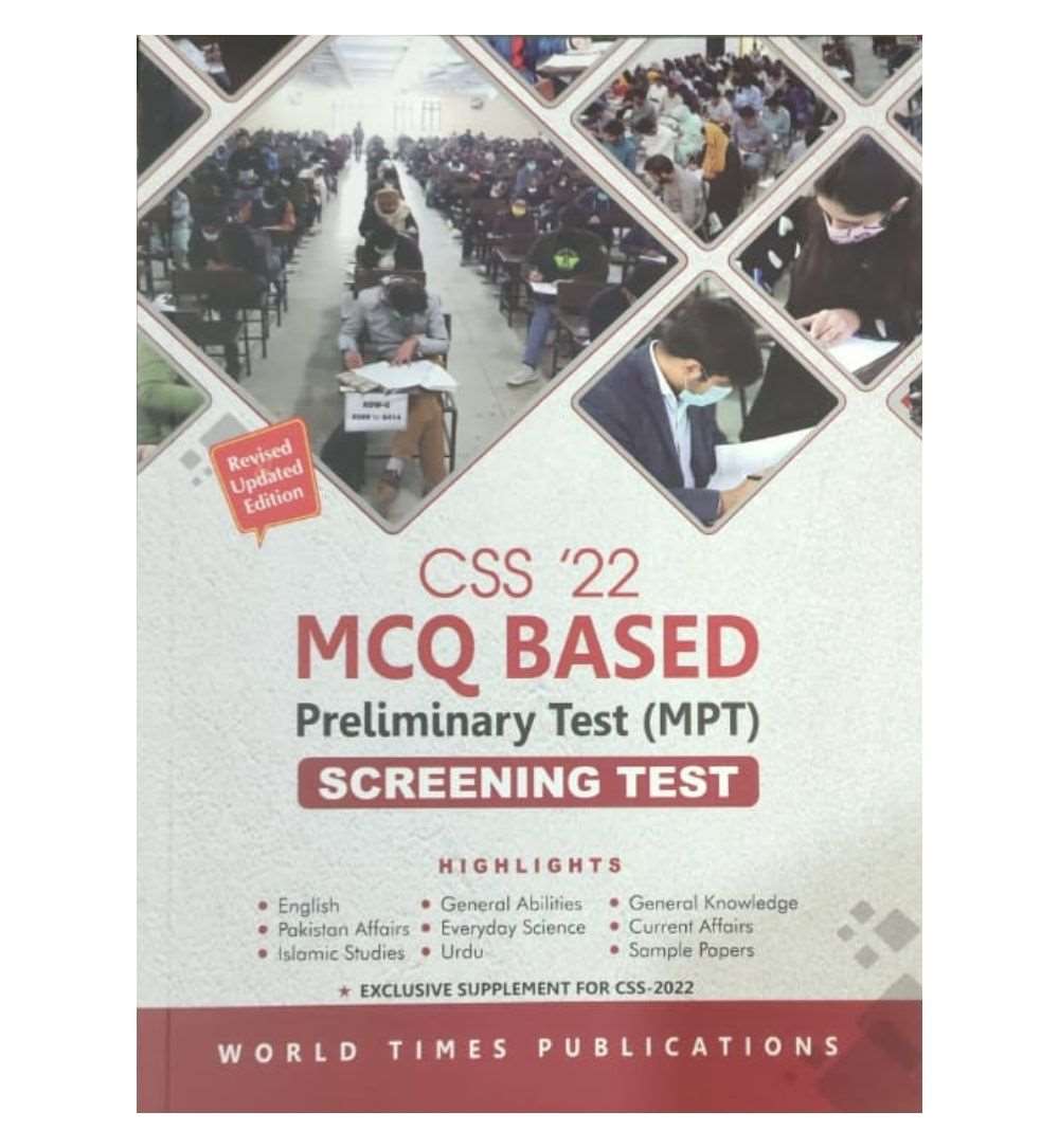 buy-css22-mcqs-based-preliminary-test-mpt-online - OnlineBooksOutlet