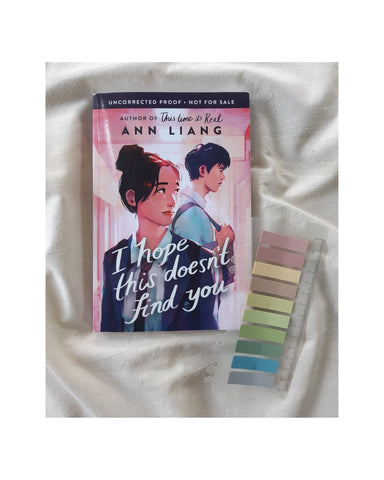 I Hope This Doesn't Find You by Ann Liang – OnlineBooksOutlet