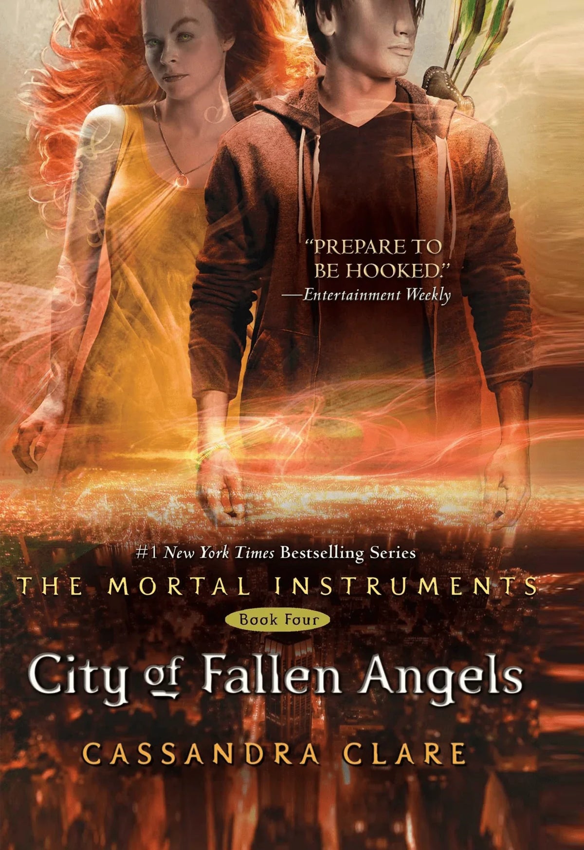 City of Fallen Angels by Cassandra Clare - front cover of The Mortal Instruments book 4 paperback, available in Pakistan