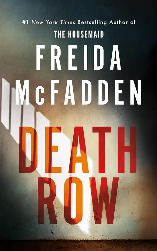 Death Row by Freida McFadden - front cover of the thriller novella paperback, available in Pakistan