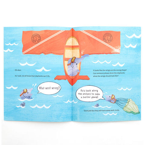 Build Imagination and determination - How to Fly Like An Elephant - Includes Flaps