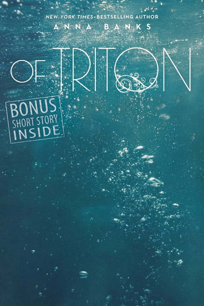 Of Triton by Anna Banks - front cover of The Syrena Legacy book 2 paperback, available in Pakistan