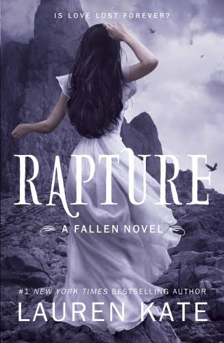 Rapture by Lauren Kate - front cover of the Fallen book 4 paperback, available in Pakistan